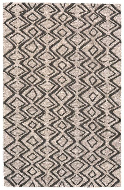 product image for Fadden Taupe and Black Rug by BD Fine Flatshot Image 1 38