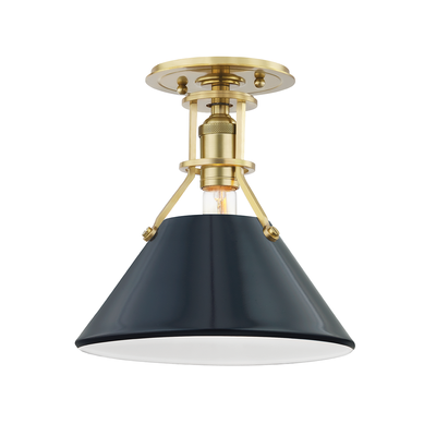 product image for painted no 2 semi flush by hudson valley lighting mds353 agb bb 2 14