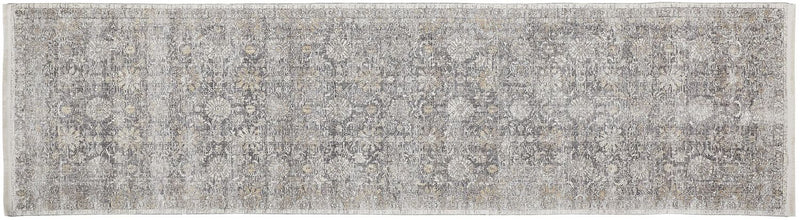 media image for Melmas Pewter and Stone Gray Rug by BD Fine Flatshot Image 1 259