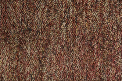 product image for Genet Hand Woven Rust and Brown Rug by BD Fine Texture Image 1 51