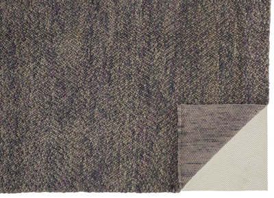 product image for Genet Hand Woven Purple and Beige Rug by BD Fine Fold Image 1 32