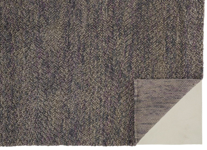 media image for Genet Hand Woven Purple and Beige Rug by BD Fine Fold Image 1 284