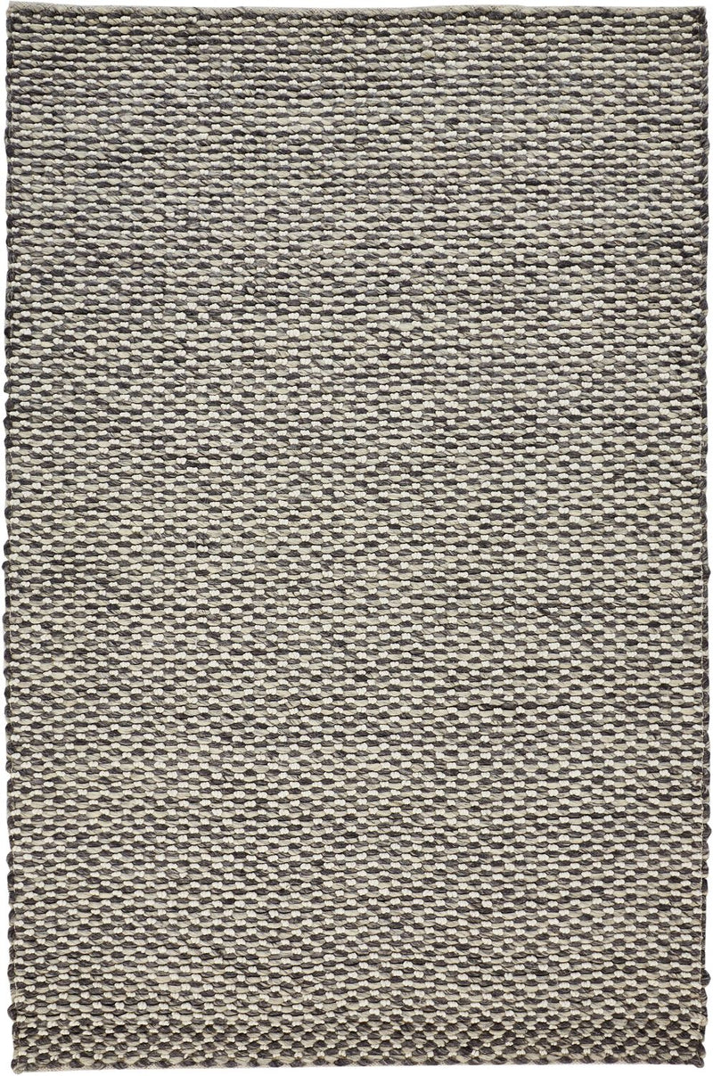 media image for Genet Hand Woven Gray and Ivory Rug by BD Fine Flatshot Image 1 281