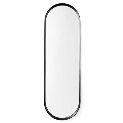 product image for Oval Wall Mirror in Black design by Menu 19