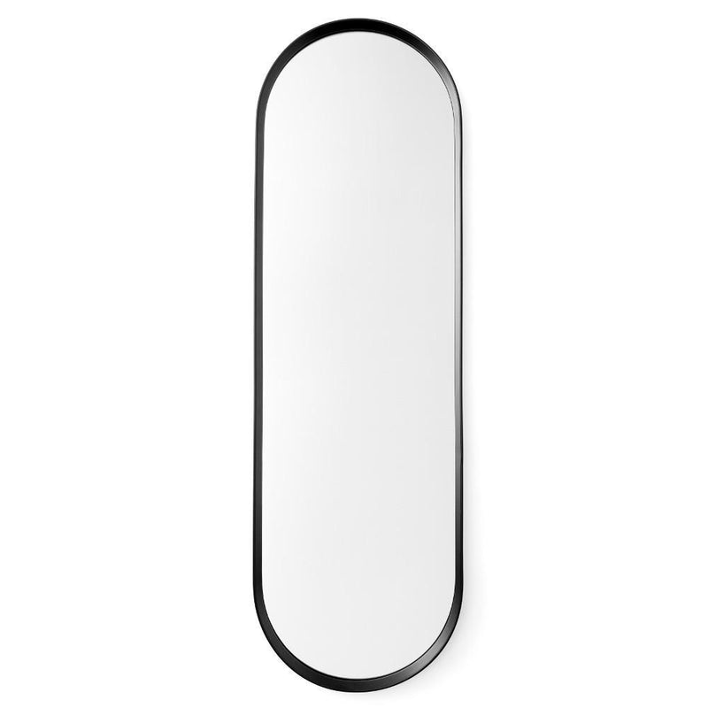 media image for Oval Wall Mirror in Black design by Menu 254