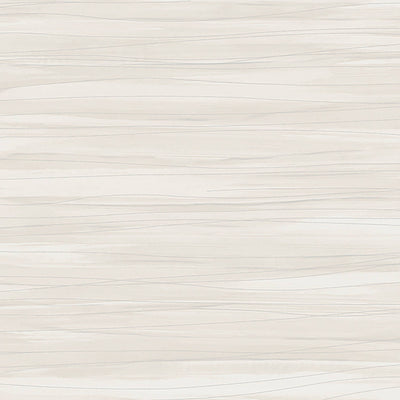 product image of Painterly Horizontal Lines Wallpaper in Snow/Platinum 599