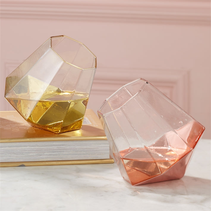 media image for Shine Bright Like a Diamond Stemless Wine Glass in Various Colors design by Twos Company 226
