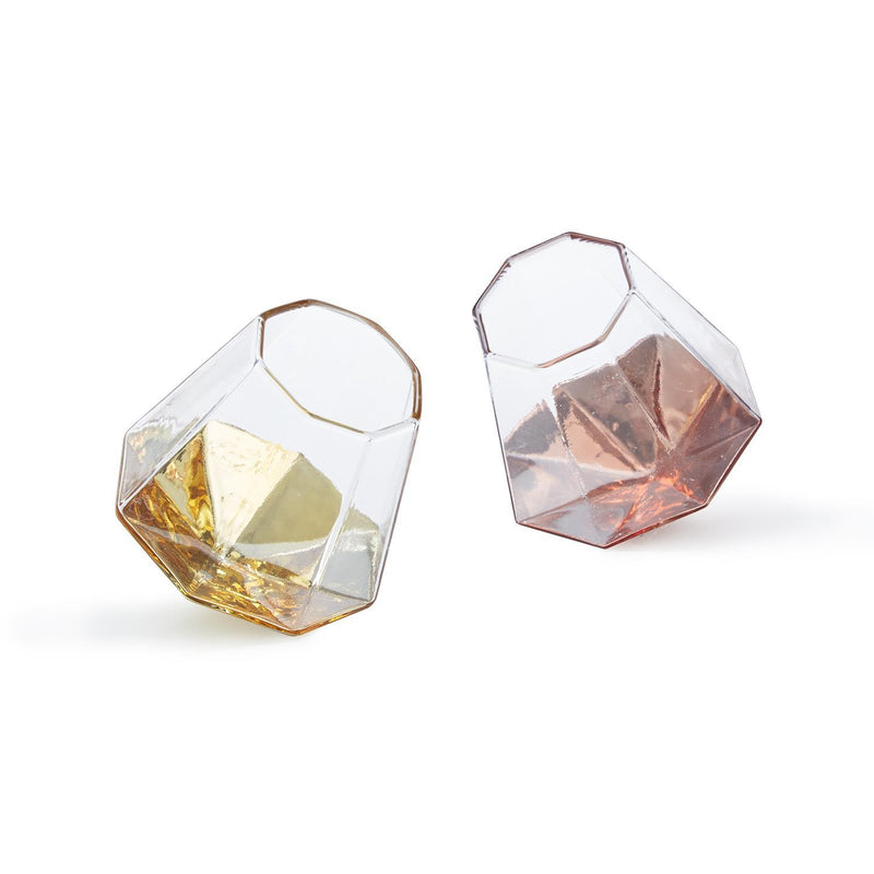 media image for shine bright like a diamond stemless wine glass in various colors design by twos company 1 28