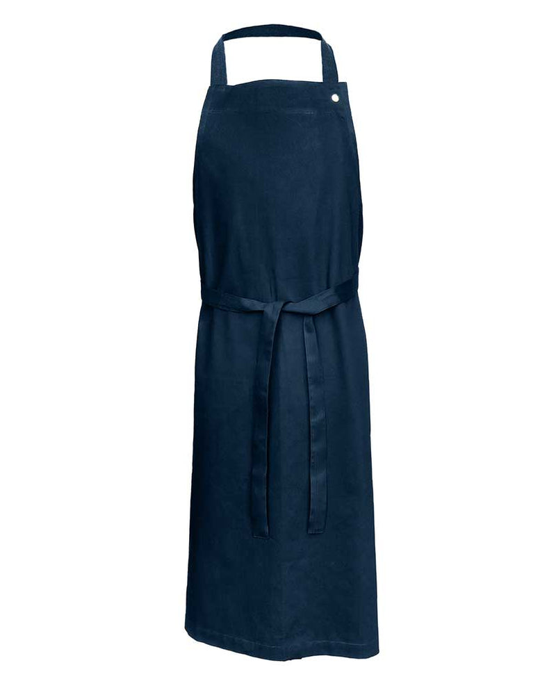 media image for long apron in multiple colors design by the organic company 1 235