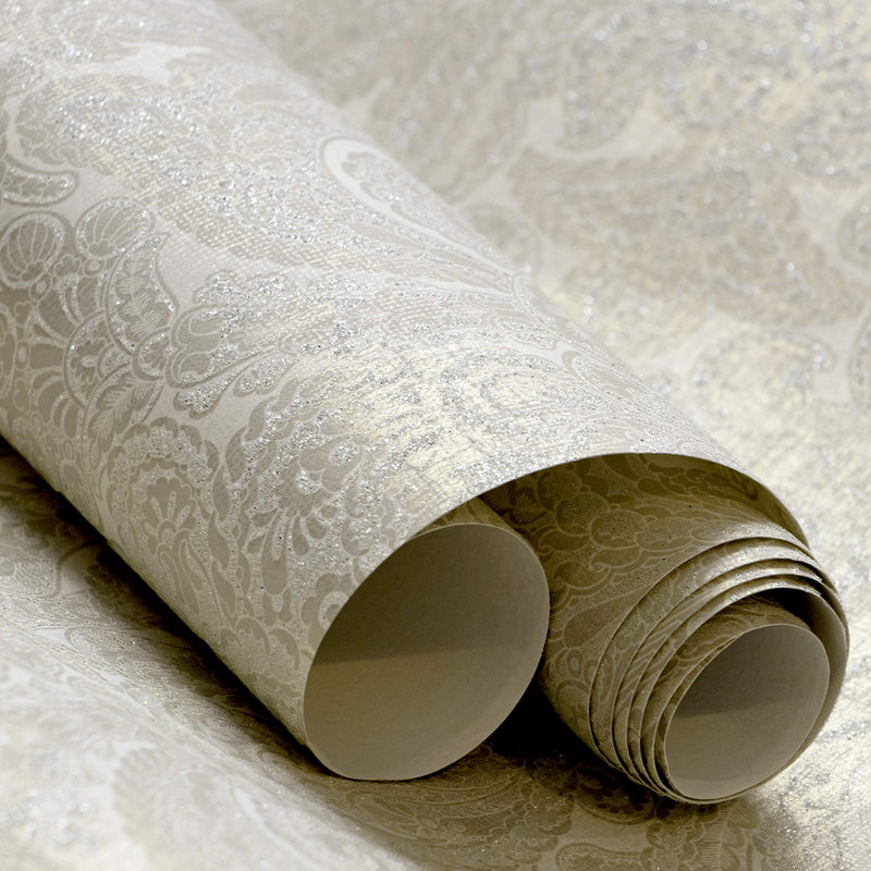 media image for Aphrodite Cream Gold Wallpaper from the Adonea Collection by Galerie Wallcoverings 261