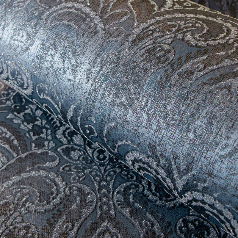 media image for Aphrodite Midnight Blue Wallpaper from the Adonea Collection by Galerie Wallcoverings 245