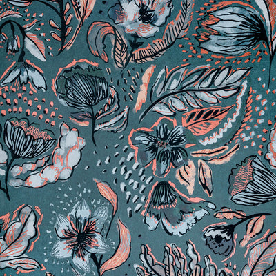 product image of Felice Wild Garden Wallpaper in Saffron 543
