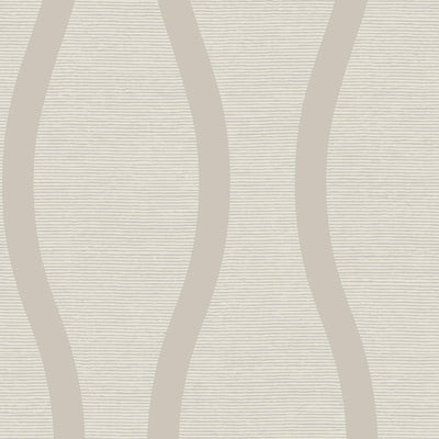 product image of Beaded Wavy Stripe Wallpaper in Champagne 57
