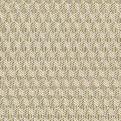 product image of Geometric Hexagon Wallpaper in Silver/Taupe 575
