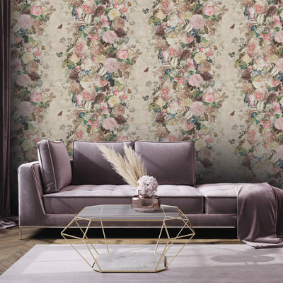 product image for Flowers Photo-Real Wallpaper in Multi 16