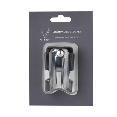product image for gunmetal champagne stopper 2 12