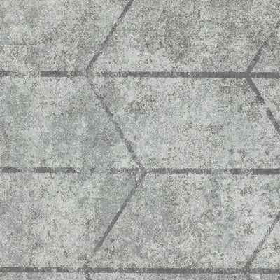 product image of Geometric Imitation Stone Wallpaper in Silver 576