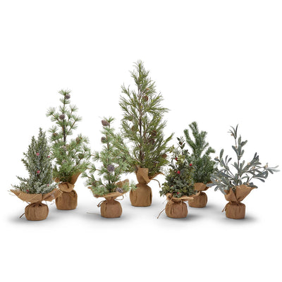 product image of frosted evergreens set of 7 1 539