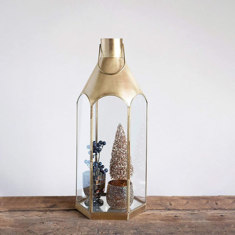 media image for lantern with mirror base and handle 1 270