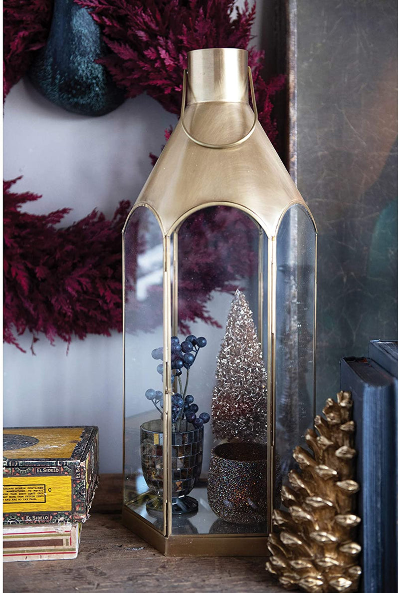 media image for lantern with mirror base and handle 3 253