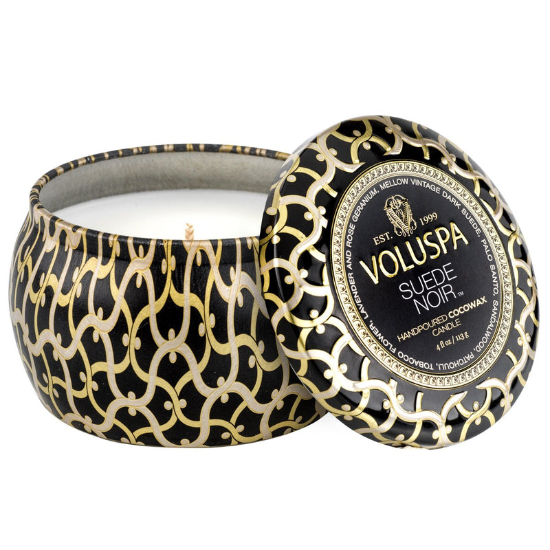 media image for Suede Noir Mini Tin Candle 28