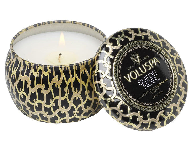media image for Suede Noir Mini Tin Candle 276