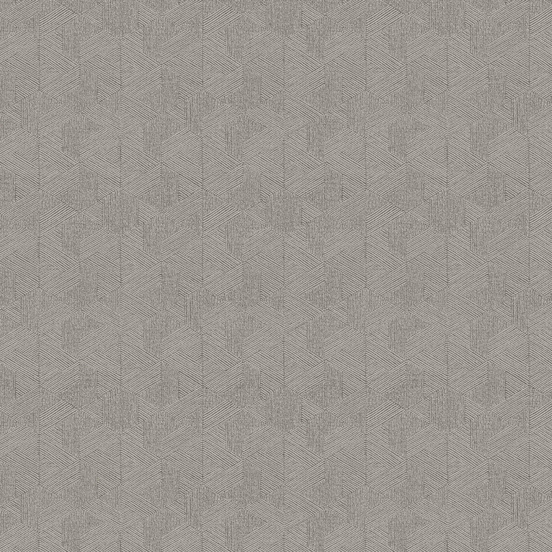 media image for Abstract Geo Modern Wallpaper in Silver/Grey 219