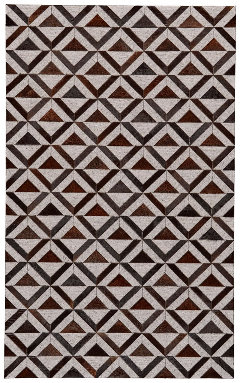media image for Canady Gray and Brown Rug by BD Fine Flatshot Image 1 286