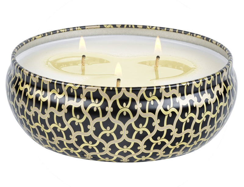 media image for Suede Noir 3 Wick Tin Candle 24