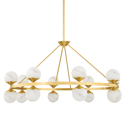 product image of grafton 16 light chandelier by hudson valley lighting 8241 agb 1 553