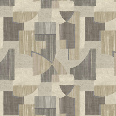product image for Geo Art Deco Wallpaper in Chocolate/Caramel 26