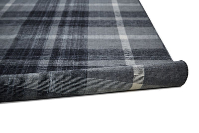product image for Jens Hand Woven Gray and Black Rug by BD Fine Roll Image 1 99