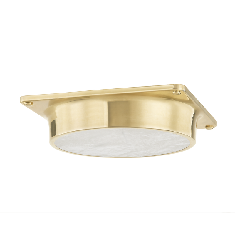 media image for greenwich flush mount by hudson valley lighting 8301 agb 1 272