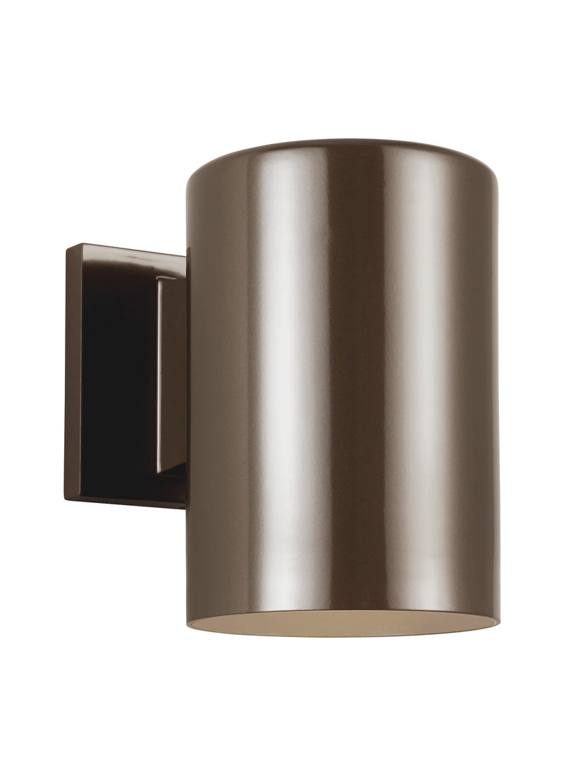 media image for outdoor cylinders led wall lantern by sea gull 8313997s 753 3 229