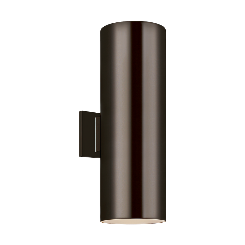 media image for Cylinder Outdoor Two Light Lantern 2 223