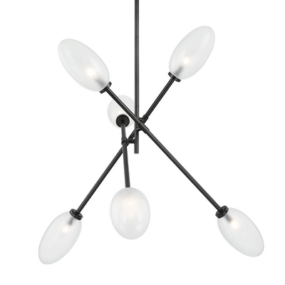 product image for alberton 6 light chandelier by hudson valley lighting 5052 agb 2 81
