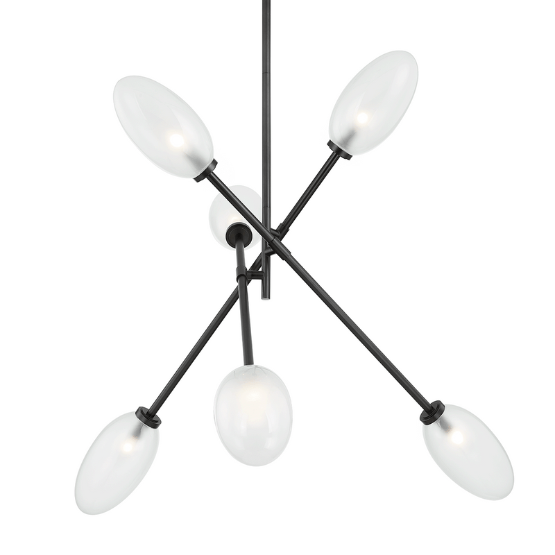 media image for alberton 6 light chandelier by hudson valley lighting 5052 agb 2 237