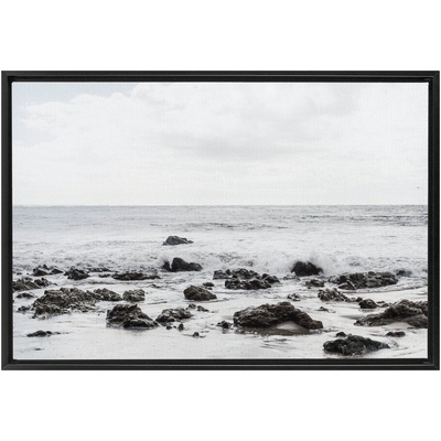 product image for winter shore framed canvas 17 98