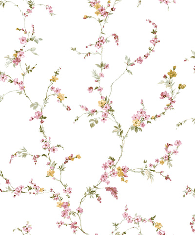 product image of Fiorellino Edra Pink Wallpaper from Cottage Chic Collection by Galerie Wallcoverings 511