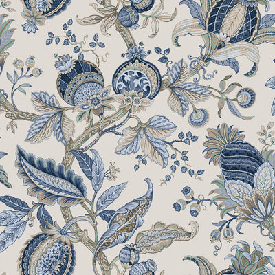 product image for Jacobino Edra Blue Wallpaper from Cottage Chic Collection by Galerie Wallcoverings 92