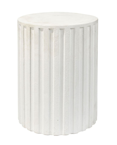 product image of Fluted Column Side Table Flatshot Image 1 527