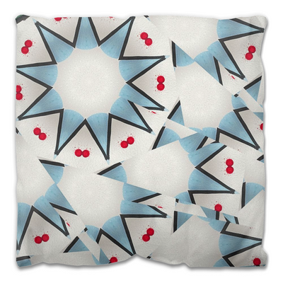 product image for blue stars throw pillow 16 14