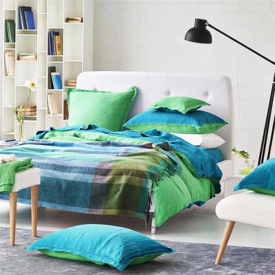 product image for Bampton Emerald Throw design by Designers Guild 96