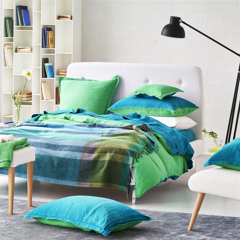 media image for Bampton Emerald Throw design by Designers Guild 26