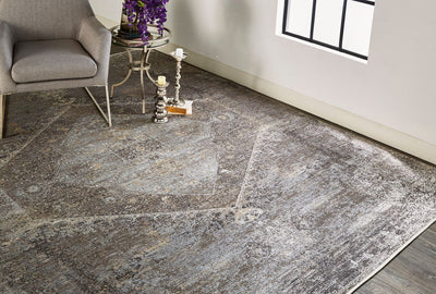 product image for Melmas Gray and Silver Rug by BD Fine Roomscene Image 1 38