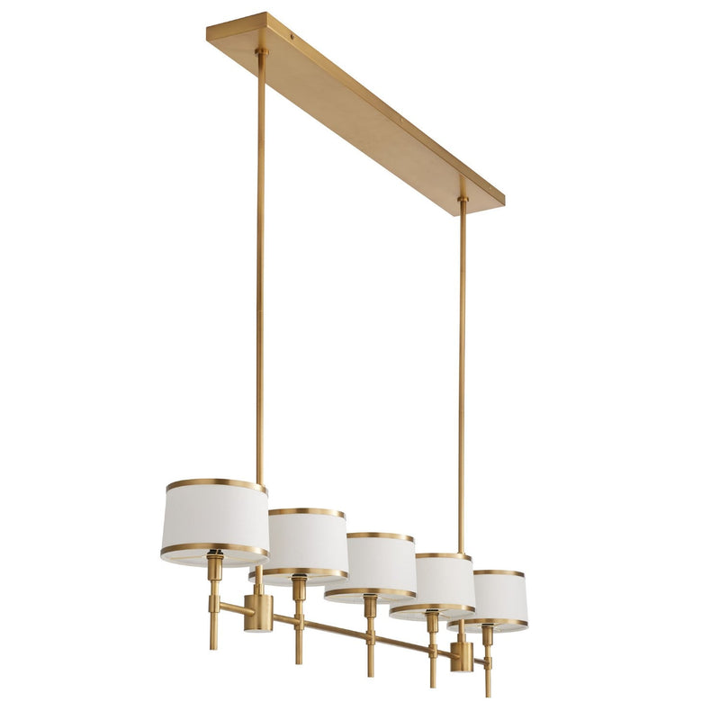media image for luciano linear chandelier by arteriors arte 89022 5 26