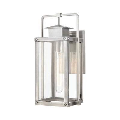 product image of Crested Butte 1-Light 14 x 8 x 7 Outdoor Sconce with Clear Glass Enclosure by BD Fine Lighting 562