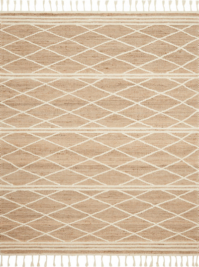 product image of Cora Hand Woven Blush / White Rug Flatshot Image 1 567