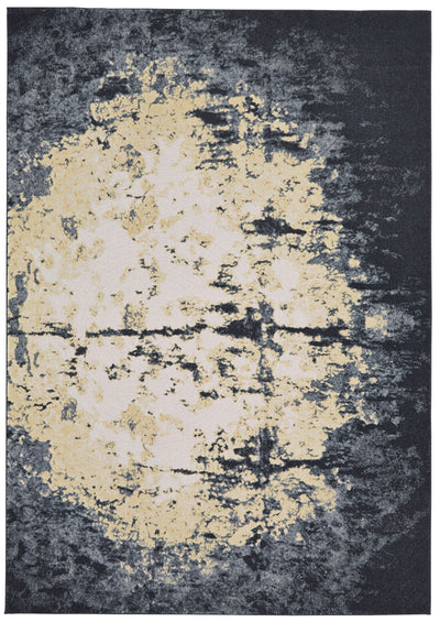 product image of Milania Gray and Gold Rug by BD Fine Flatshot Image 1 577
