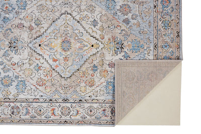 product image for Matana Gray and Blue Rug by BD Fine Fold Image 1 98